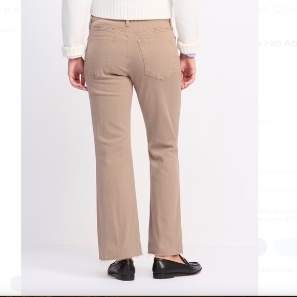 Kelsey High Rise Ankle Flare Stone Cut from the Cloth O - Picture 4 of 5